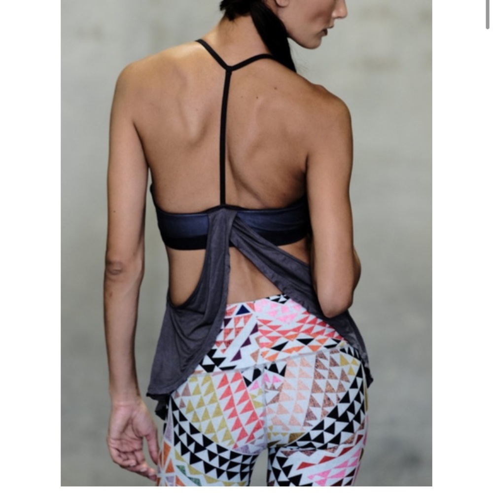 Mint Criss cross sport tank by Niyama Sol